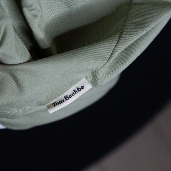 Men's Tom Beckbe Green Pullover 1/4 Zip Lightweight Vest Sz XL - Picture 6 of 7